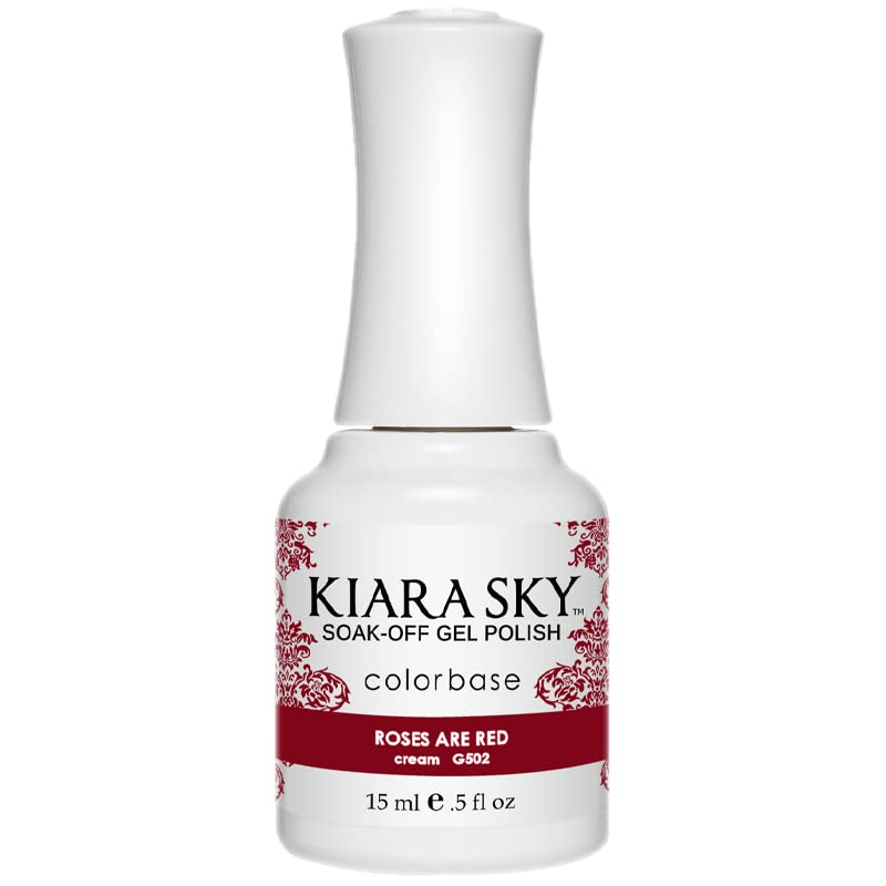 Kiara Sky Gel Polish-ROSES ARE RED-G502