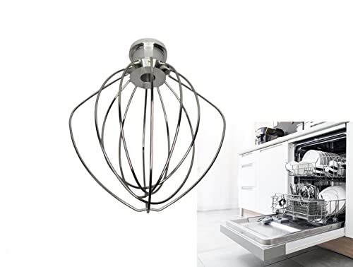 K Aid ARTISAN Fouet en acier inoxydable compatible avec robot de cuisine KitchenAid 5KSM5THWSS (K45WW)