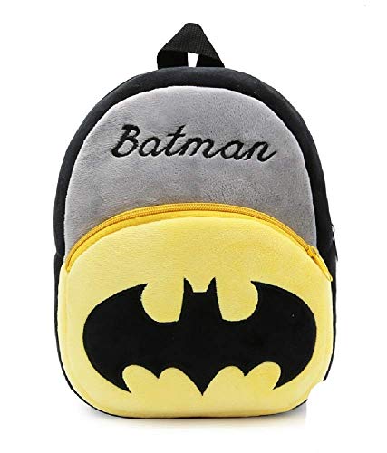 Image of blue tree Cute Boy's and Girl's Plush Bag Medium Quality Full Embroidery Designs Mini Travel Backpack Mango (Mango-Batman)
