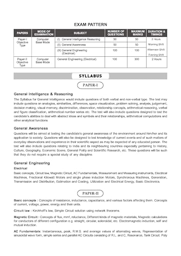 Image of SSCJE 2025 ELECTRICAL ENGINEERING PREVIOUS YEARS TOPICWISE OBJECTIVE DETAILED SOLUTION WITH THEORY