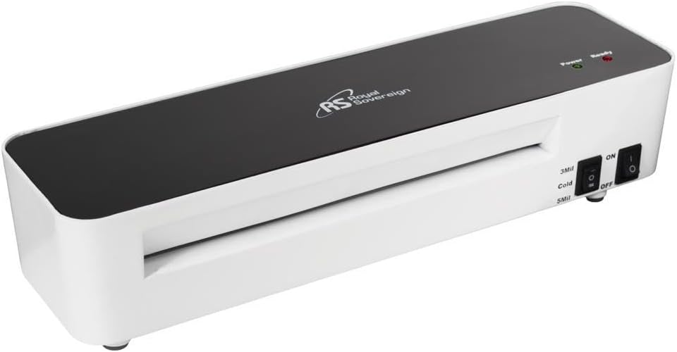 Royal Sovereign 9” Inch 2 Roller Glass Top Pouch Laminator (IL-926W)