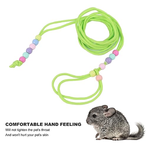 Image of Polyester Rope, Adjustable Small Animal Traction Leash for Lizard,Bearded Dragon Harness, Guinea Pigs, Hamsters, Chinchillas, Outdoor Pet Walking, Safe And Comfortable, Easy To Use