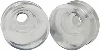 FastCap Euro Door Stop for Inset Doors Clear No Screws (Bulk 100 Count)