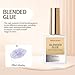 finger secret Blended Glue - Premium Gel Nail Polish Thinner for Seamless Blending Color Ombre Mixing Glitter Blend Sequin,18ml Gel Nail Polish for DIY Nail Designers & Manicure Salons