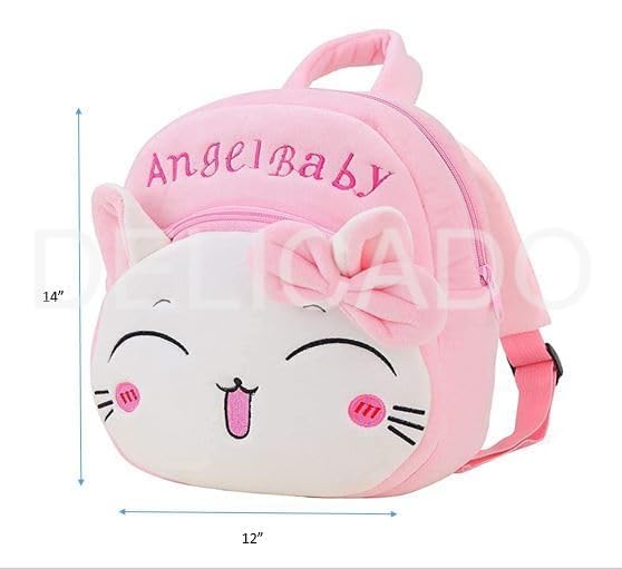 Image of Delicado Kids Backpack, Toddler Kids Backpack Plush children Nursery /Pre School /Picnic /Travelling Bag for Baby Girl Boy Age (2-5 Years)