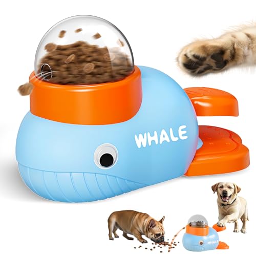 Interactive Treat Dispenser Dog Toys, Pet Food Puzzle Slow Feeder...