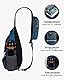 WATERFLY Brusttasche Sling Bag Klein: Faltbarer Herr Crossbody Bodybag Crossbag Slingbag Crossover Single Chest Rucksack Schultertasche Schulterrucksack Cross Body Herren Damen Reisen Wandern