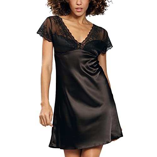 Chemise de nuit Josephine DKaren nuisette de charme en satin pour femme
