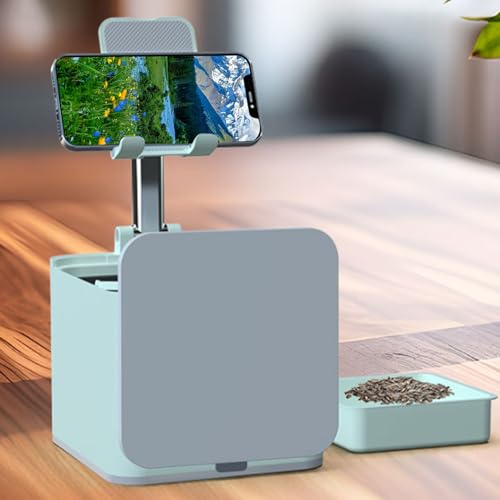 Support de téléphone pliable réglable avec mini poubelle intégrée - 7