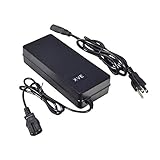 AlveyTech 48 Volt 3.0 Amp (DC57.6V 3.0A) Battery Charger with 3-Pin Adapter Plug for eWheels Scooter - Fast-Charge Electric Power Supply Pack for Many e-Wheels EW Scooters AGM SLA Gel Batteries