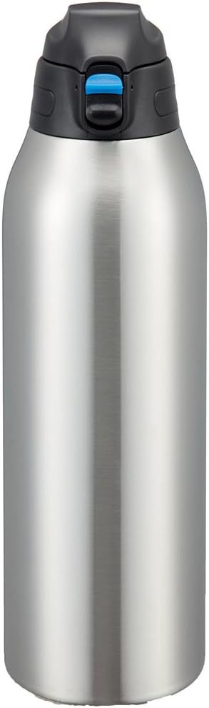 Peacock Thermos Industrial AJC-F151A Peacock Water Bottle, Stainless Steel Bottle, Straight Drink (with Pouch), 1.5 L (1.5 L) Blue