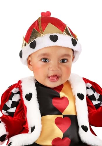 Disfraz infantil Reina de Corazones para bebés miniatura 3