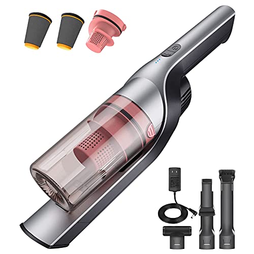 Lowest Price! Handheld Vacuum, Sopito 17KPA Hand Vacuum Cleaner Cordless with High Power Lightweight...