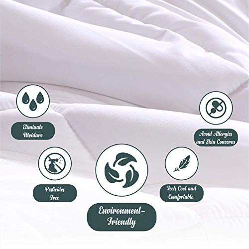 Image of Microfiber Reversible Comforter | Lightweight Blanket | Quilt for Super King Bed in Black & Orange Color 200 GSM