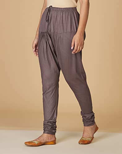 Fabindia Women's Regular Pants (102397902_Grey