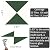 MORCART 20Pcs Peel and Stick Floor Tile, 7.87" x 7.87" Vinyl Flooring Waterproof DIY Flooring for Bathroom, Kitchen, Fireplace, Pet House, Stairs, Bedrooms, Wall White Green