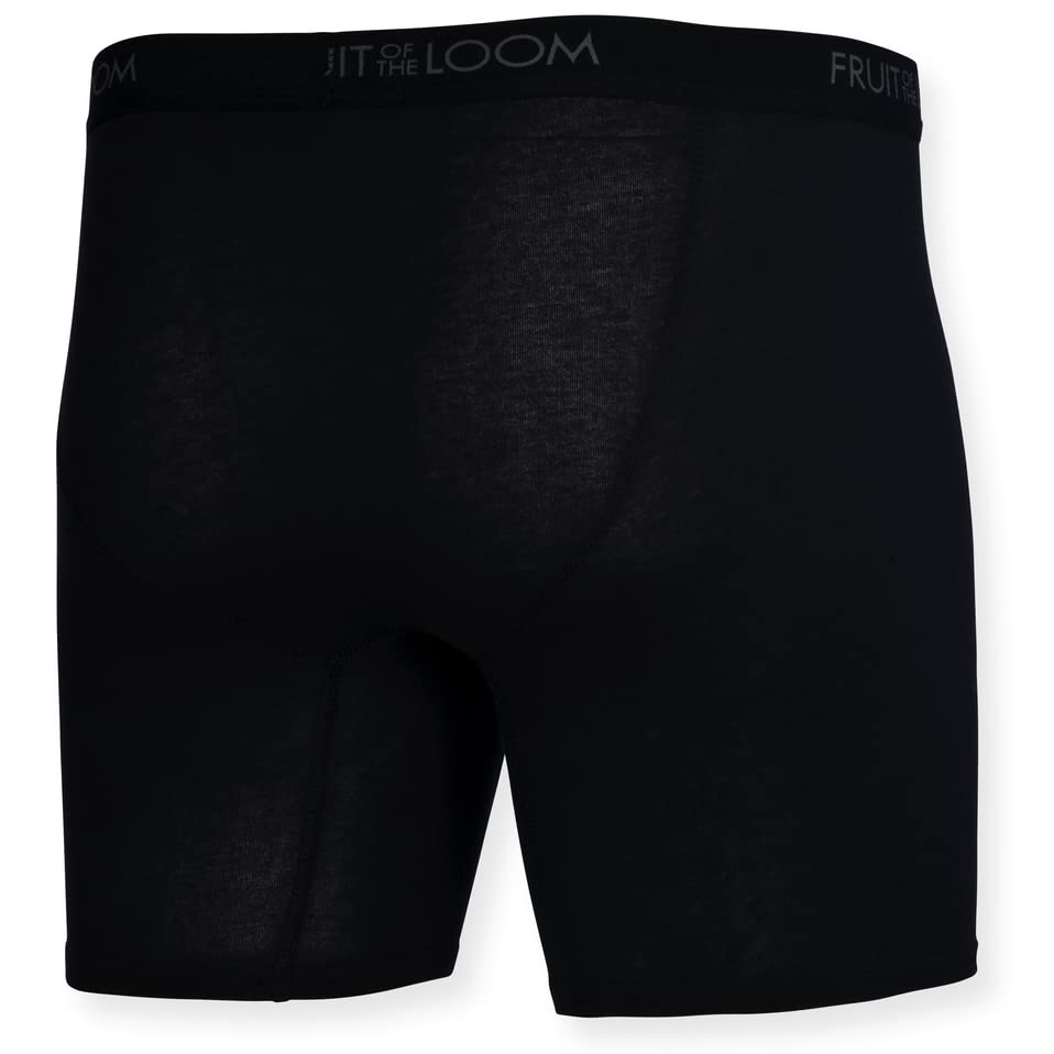 Fruit of the Loom Men's Boxer Briefs - Comfort Stretch Cotton Spandex Tagless Soft Waistband Assorted Colors Large4
