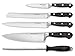 Wüsthof Classic 1120160501 Lot de 5 couteaux en acier inoxydable forgé avec précision