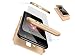 Produktbild DYGG kompatibel mit hülle für Huawei Mate 10 lite hülle,360 Grad Schutz Schutzhülle Ultra dünn Soft PC Hartgummi handyhülle Case Cover Nicht enthalten Panzerglas - Gold