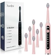 Amazon.co.jp: 7am2m 電動歯ブラシ 音波式 【41,000回/分 高速振動