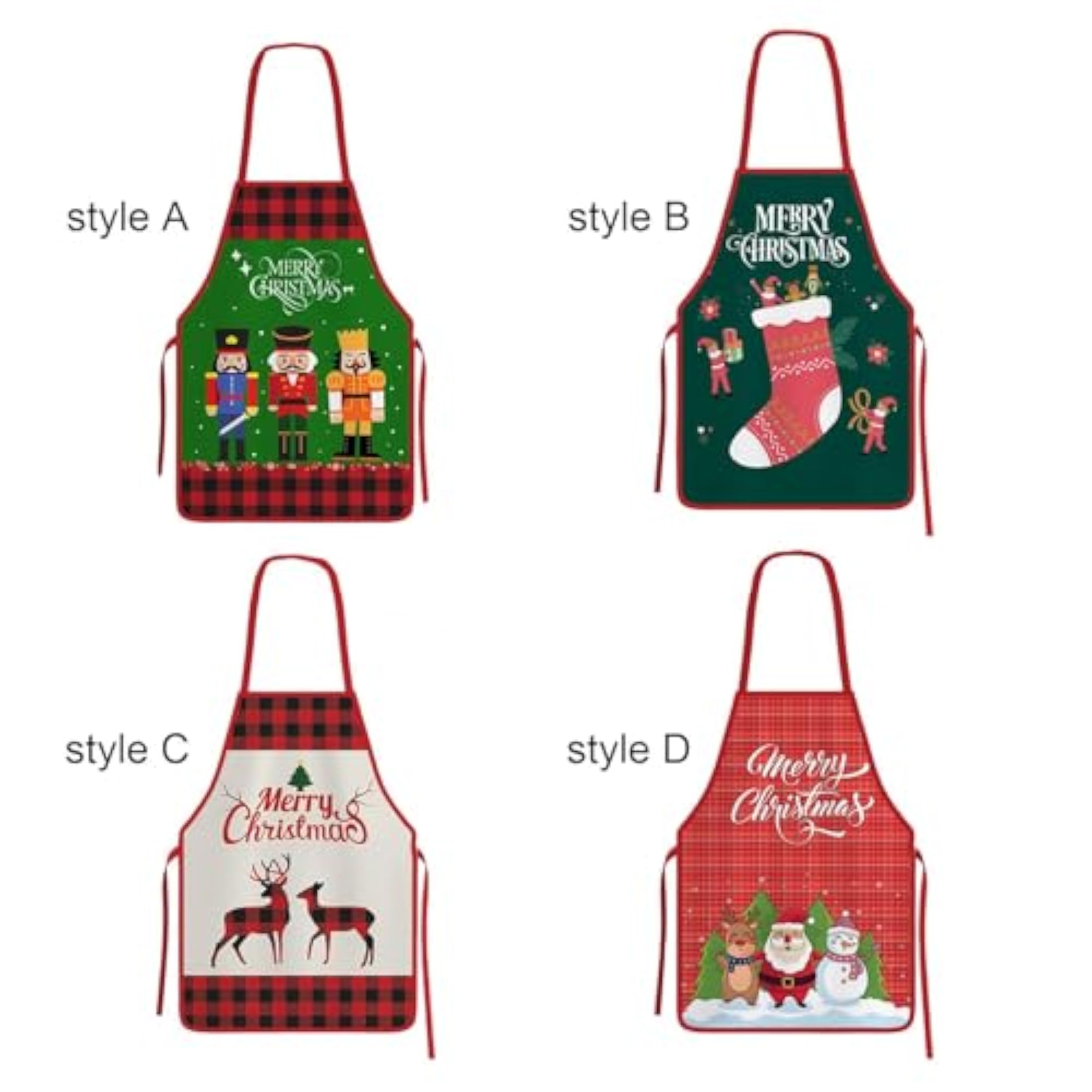 Christmas Apron for Women & Men, Holiday Crafting