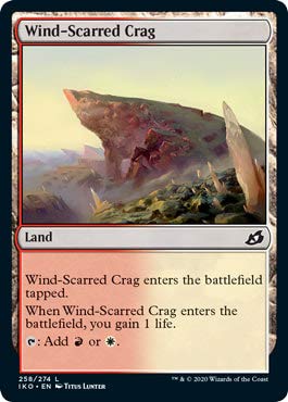 Magic: The Gathering - Wind-Scarred Crag - Foil - Ikoria: Lair of Behemoths