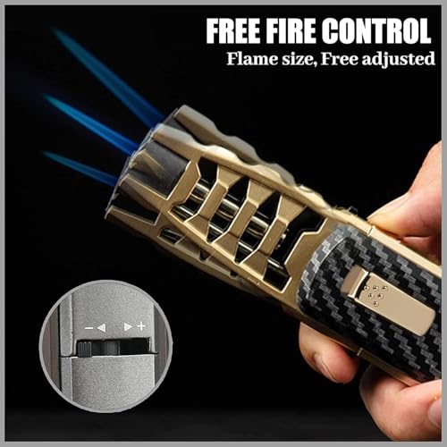 Encendedor eléctrico Fireblaze recargable, llama recta a prueba de viento miniatura 3