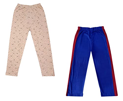 Image of indi weaves Boys and Girls Cotton Solid and Printed Pyjama /Pant /Trackpants