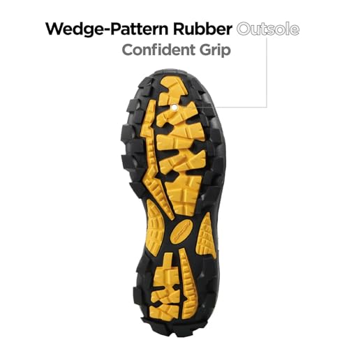 SUREWAY Men's Slip On Work Boots for Men-Soft Toe,Upgraded Slip/Water Resistant,Soft Toe,Anti-Static,Fire Station Mechanic Insulated Boots/Shoes Balack3