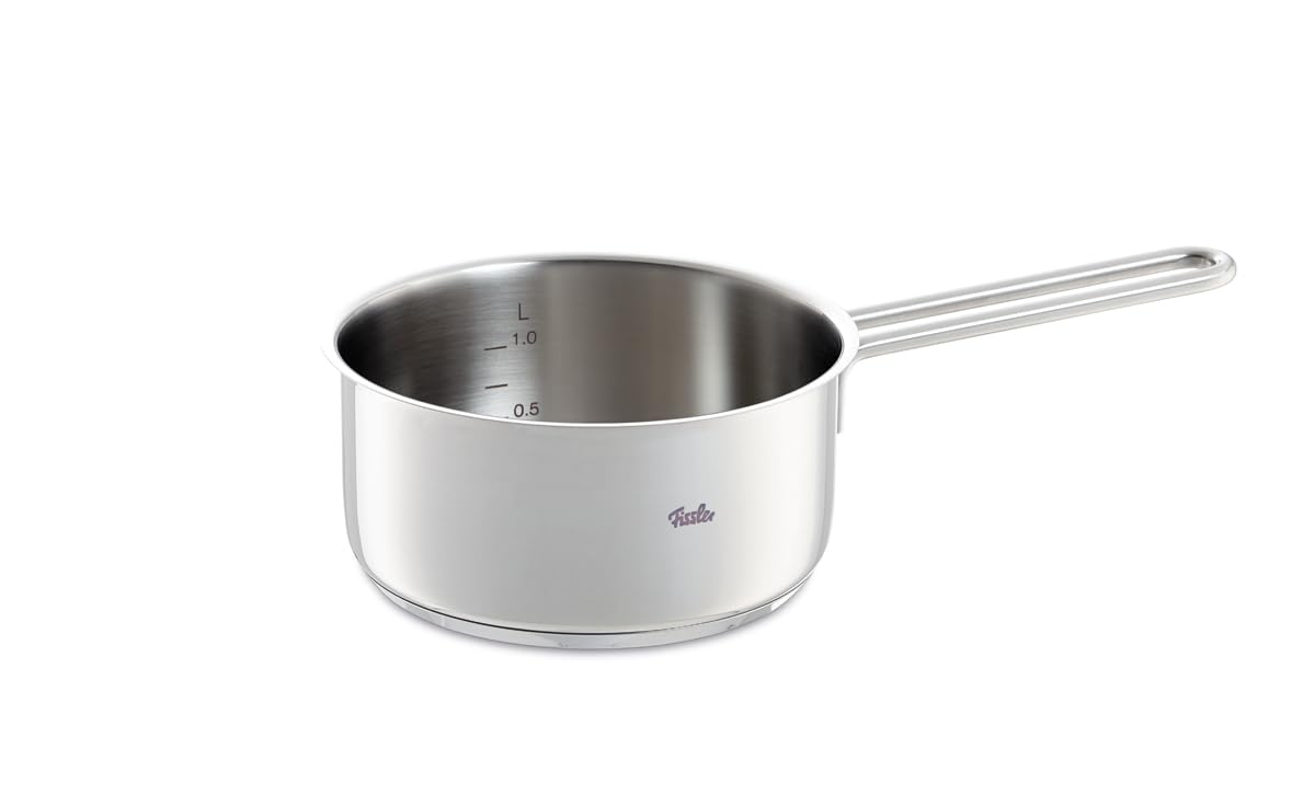 Fissler LumiTherm Edelstahl-Topfset 5-teilig – Made in Germany, polierter 18/10 Edelstahl, Glasdeckel, Superthermic Boden, Messskala, Induktion