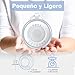 Máquina de Ruido Blanco para Dormir Bebé: Easy@Home Aparato de 20 Sonidos Relajantes con Luz Nocturna Ajustable & Temporizador Imagen de Máquina de Ruido Blanco para Dormir Bebé: Easy@Home Aparato de 20 Sonidos Relajantes con Luz Nocturna Ajustable & Temporizador