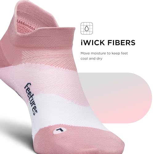 Image of Feetures Elite Light Cushion Mini Crew Sock - Sport Sock with Targeted Compression