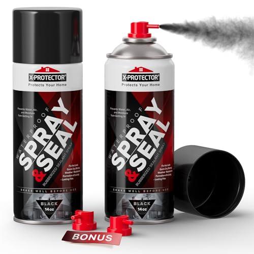 X-Protector Seal Spray - Rubber Waterproof Spray with Less-Drip Formula - Premium Rubber Waterproof...