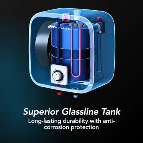 Image of Aulten 5 Star Rated 15L Storage Water Heater (2000W, Glassline Tank, Rust-Proof Body, 8 Bar Pressure, Triple Safety Protection)