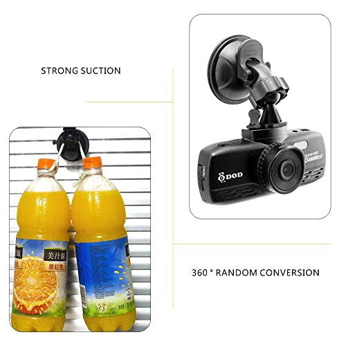 QYNuLi Dash Cam Mount Plastic Dash Camera Suction Mount Cup Holder Black Windshield Dashboard Screw Thread Sucker Holder for Car Action Camera - Image 4
