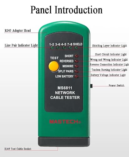 Testeur de ligne MS6811 pour diagnostiquer un câble réseau défaillant - 4