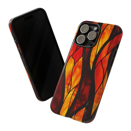 Coque rigide iPhone 15 Pro Max orange brillante - Protection dos antichoc