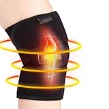 Rodilleras calefactoras El código negro se puede ajustar Una venta con un cable USB (1.5M) de la línea Android. Este soporte para envoltura de rodillera con calefacción combina calor y un relajante masaje de vibración para ayudar a aliviar el dolor muscular y el dolor en las articulaciones asociados con el exceso de trabajo, la tensión y el esguince,