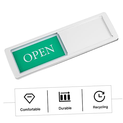 Mobestech 1 PC Sinalização Sinal Aberto Sinais De Porta Para Escritório Sinal De Privacidade Limpeza