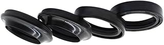 43 55 Motorcycle Part Front Fork Damper Oil Seal Compatible with ZX750 750 ZX-7 1989 1990 1991 1992 part(Oil and Dust seal)