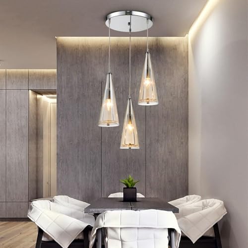 Luminaire postmoderne suspendu E14 cristal LED lustre droplight pour restaurant