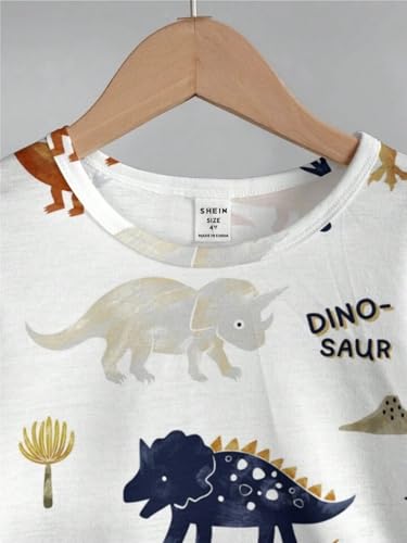 Image of THIIYA KIDS Boys Cotton Co-Ord Set | Printed T-Shirt & Shorts | Soft Comfortable Summer Wear for Kids