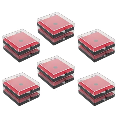 Boîte de rangement transparente compacte pour bijoux et petite monnaie