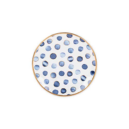 Oliver Appetizer Plates. Olivia & Oliver Harper Marble Gold Appetizer