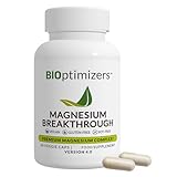 BIOptimizers Magnesium Breakthrough Supplement 4.0 | 7 Forms of Mg: Glycinate, Malate, Citrate, and More | Natural Support for Sleep and Cognitive Function | Calming Vitamins Complex | 60 Capsules