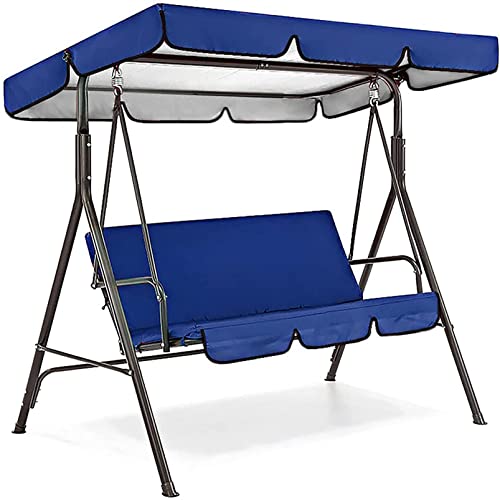 Auvent de rechange imperméable pour balancelle 2/3 places - Housse de protection durable pour meubles de jardin - Parfaite pour une utilisation en extérieur - Compatible avec les balançoires Hollywood