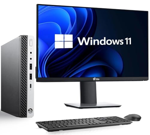 HP EliteDesk 705 G4 Mini Desktop – AMD Ryzen 5 Pro 2400GE Quad