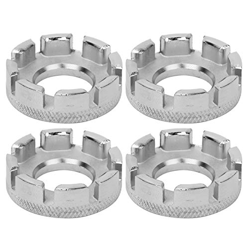 Chave de raio de bicicleta, chave de raio de metal fácil de transportar Tamanho compacto Chave de ra