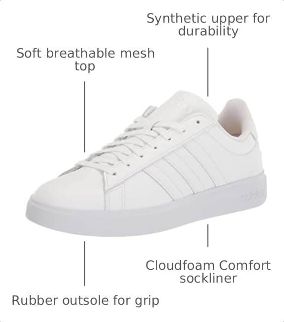 Image of adidas Men's Grand Court 2.0 Shoe