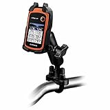 RAM MOUNTS (RAM-B-149Z-GA48 Handlebar Rail Mount with Zinc Coated U-Bolt Base for The Garmin Etrex 10, 20 and 30
